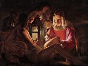 Georges de La Tour Saint Sebastian Tended by Irene Sweden oil painting artist